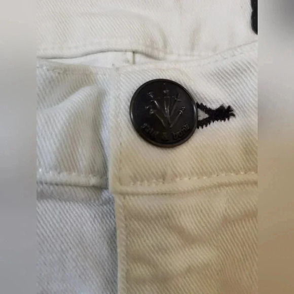 Rag & Bone High-Rise Slim Straight Leg Jeans(24) - Picture 8 of 14